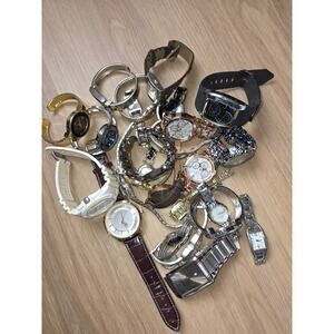 Lot of Watches untested, parts, costume